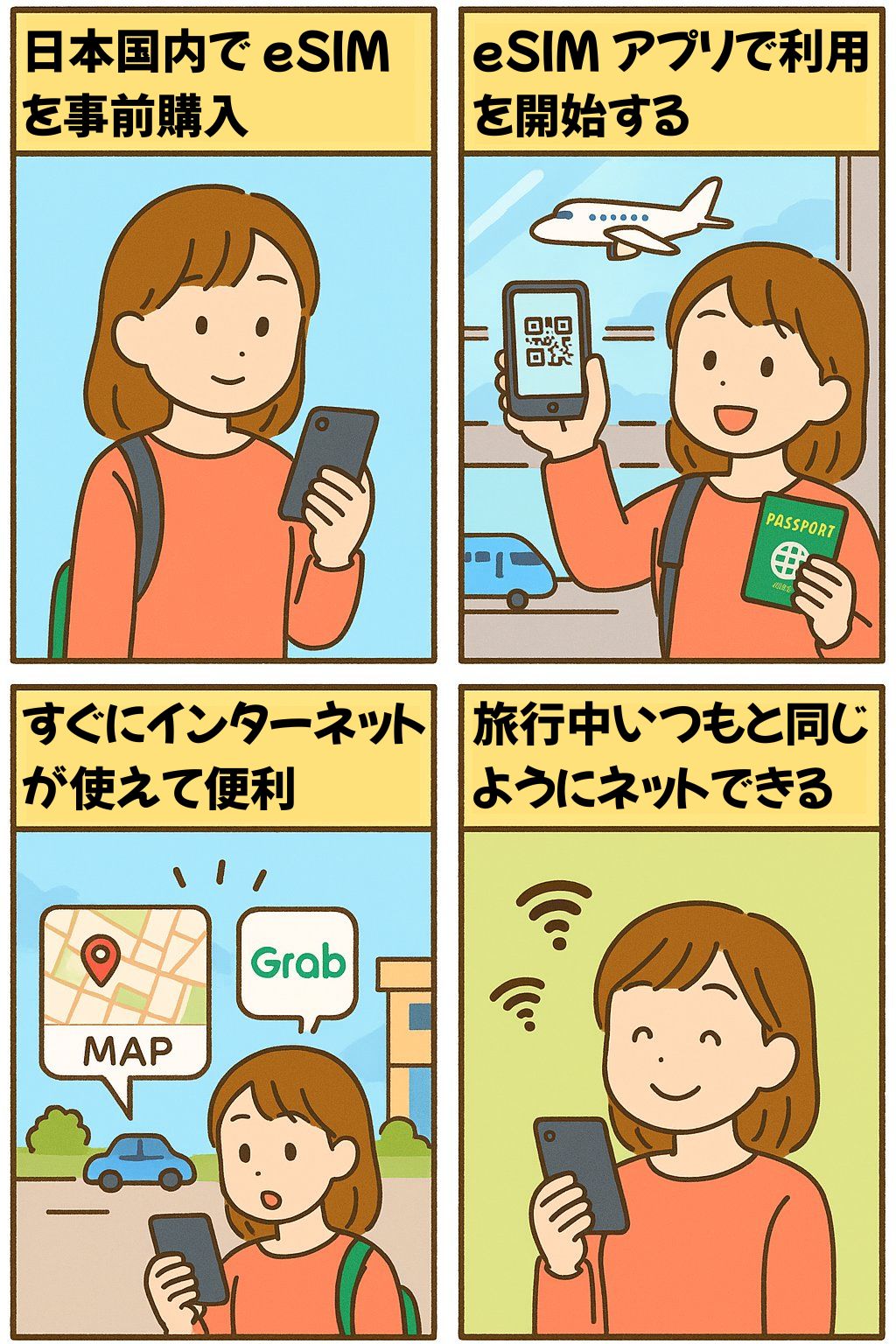 eSIM を利用する場合