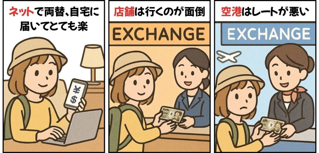 日本国内でのベトナムドン両替