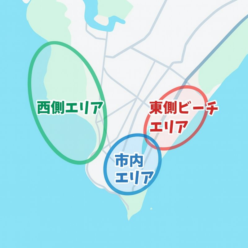 ブンタウのエリア