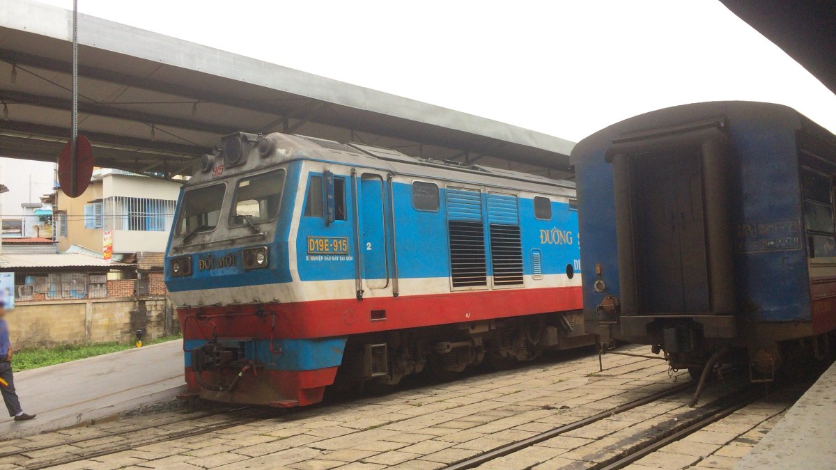 ホーチミンの列車