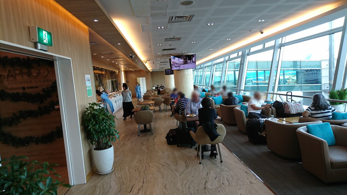 タムソンニャット国際空港内のラウンジ