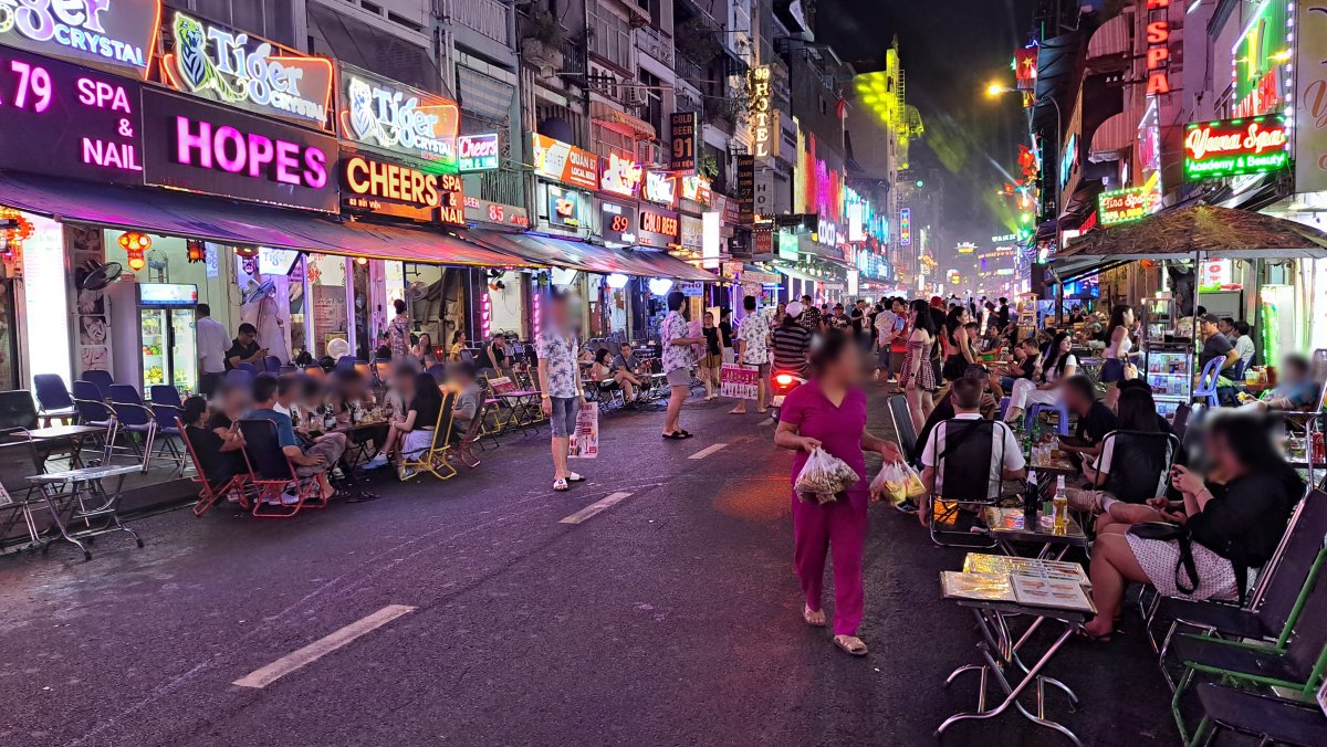 ブイビエンストリートの様子