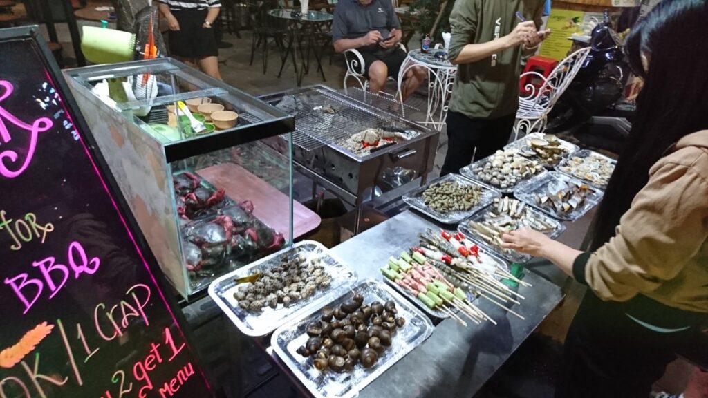 ブイビエンの屋台