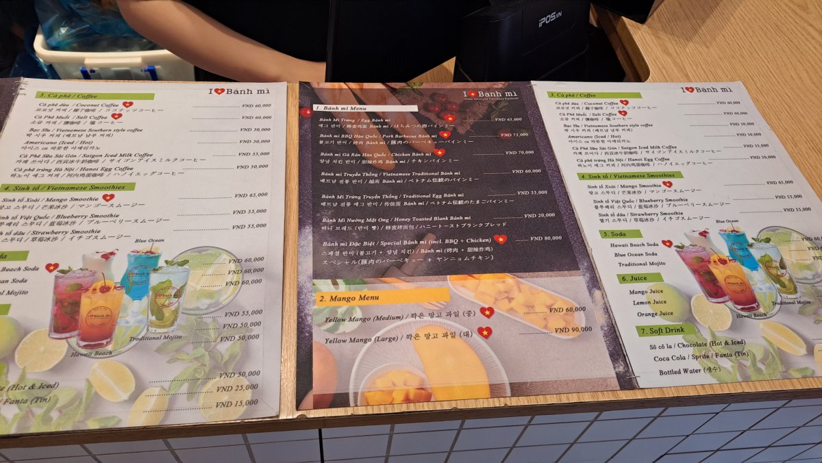 豊富なメニューから選べる美味しいバインミー