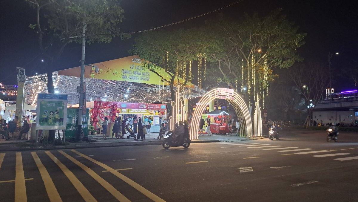 Da Nang New Year Festival の入り口