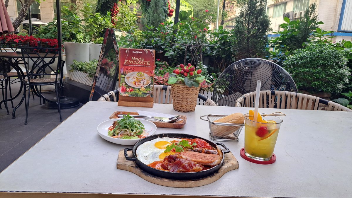 「Madisom Cafe」の朝食