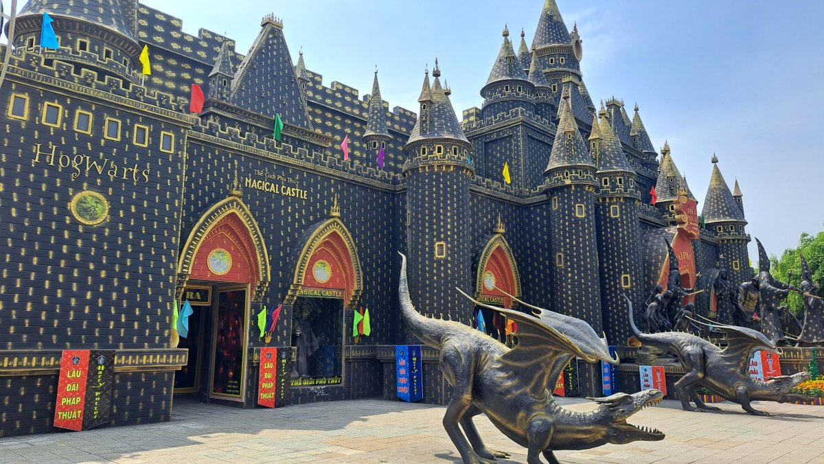 ハリーポッターアトラクションの建物