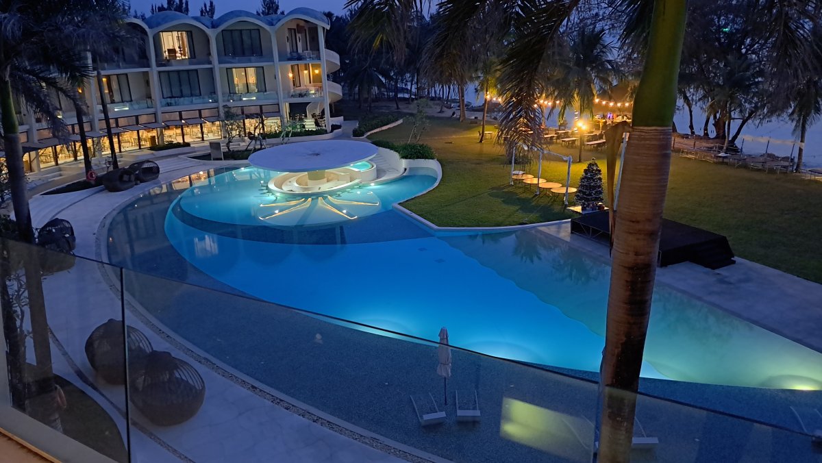 ベランダから望む夜景