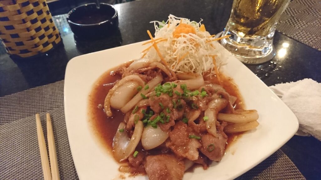 ぶたの生姜焼き定食