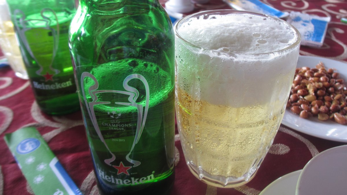 キンキンに冷えたビール