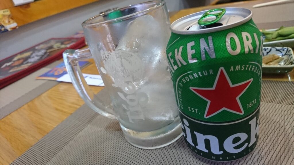 キンキンに冷えたビール