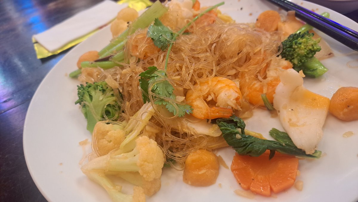 春雨の野菜海鮮炒め