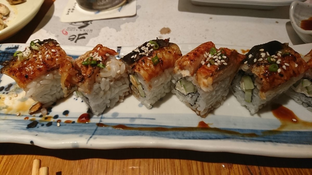 うなぎのロール巻き