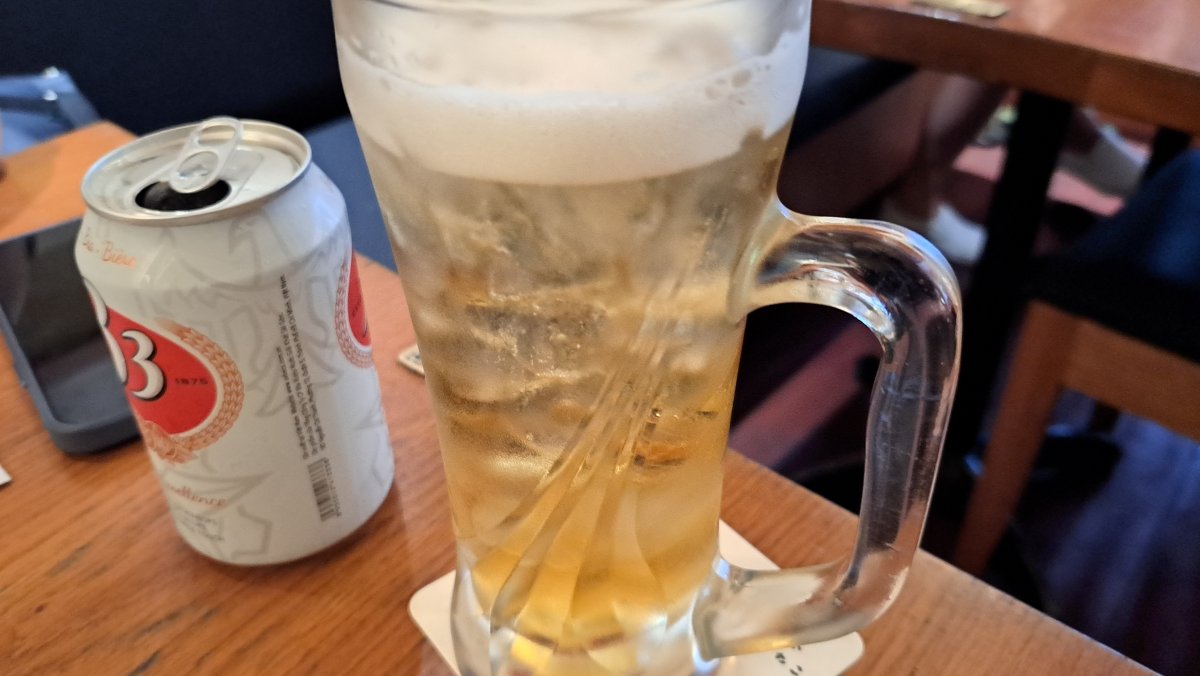 キンキンに冷えたビール
