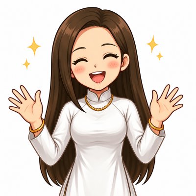 両手を広げて喜ぶ女性