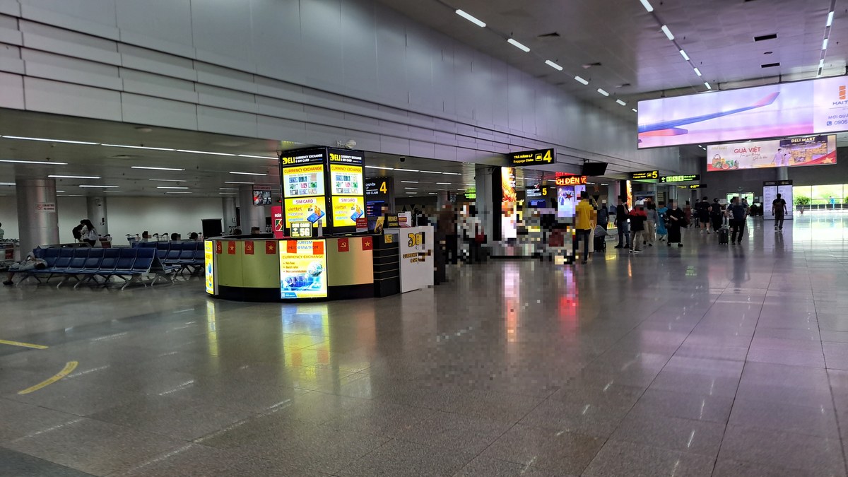 ダナン空港国内線の手荷物受取とExit案内