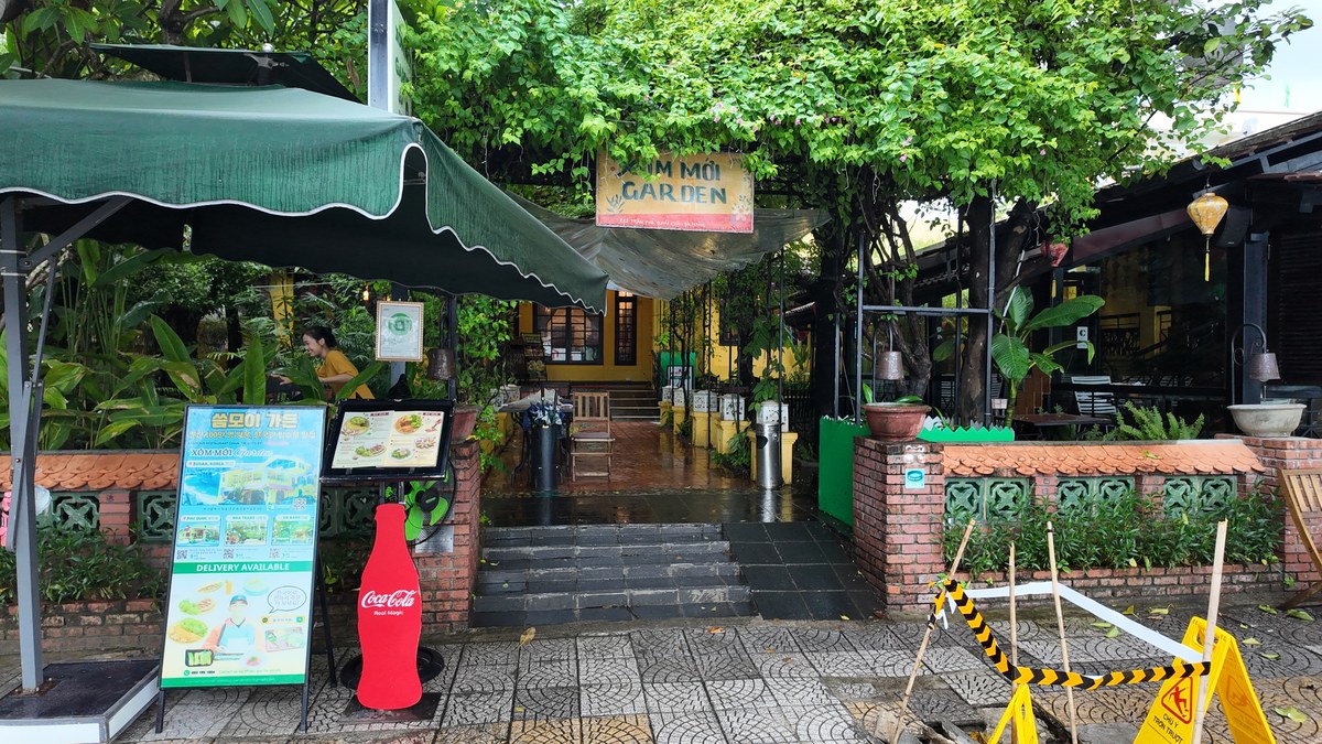 Xóm Mới Gardenの入口看板(222 Trần Phú)