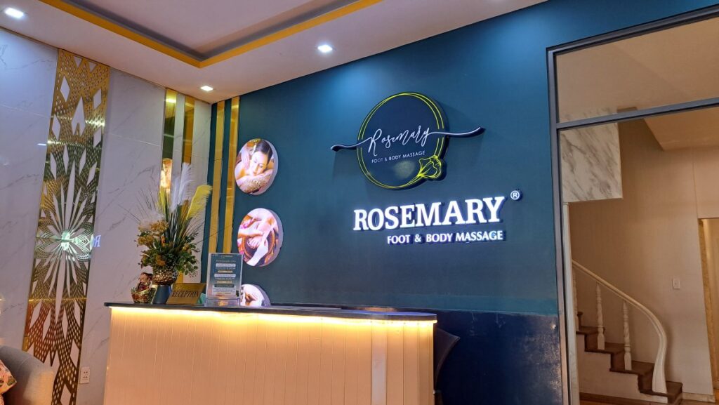 マッサージ「ROSEMARY」の受付