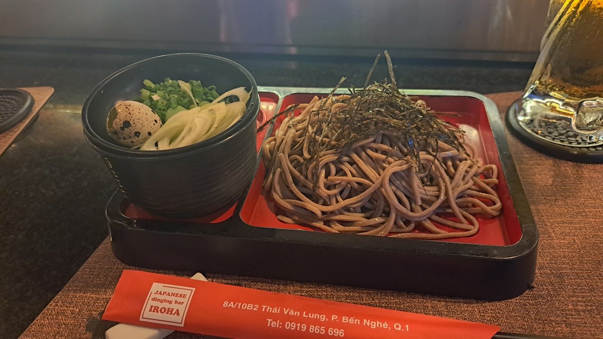 IROHA RESTAURANT の蕎麦