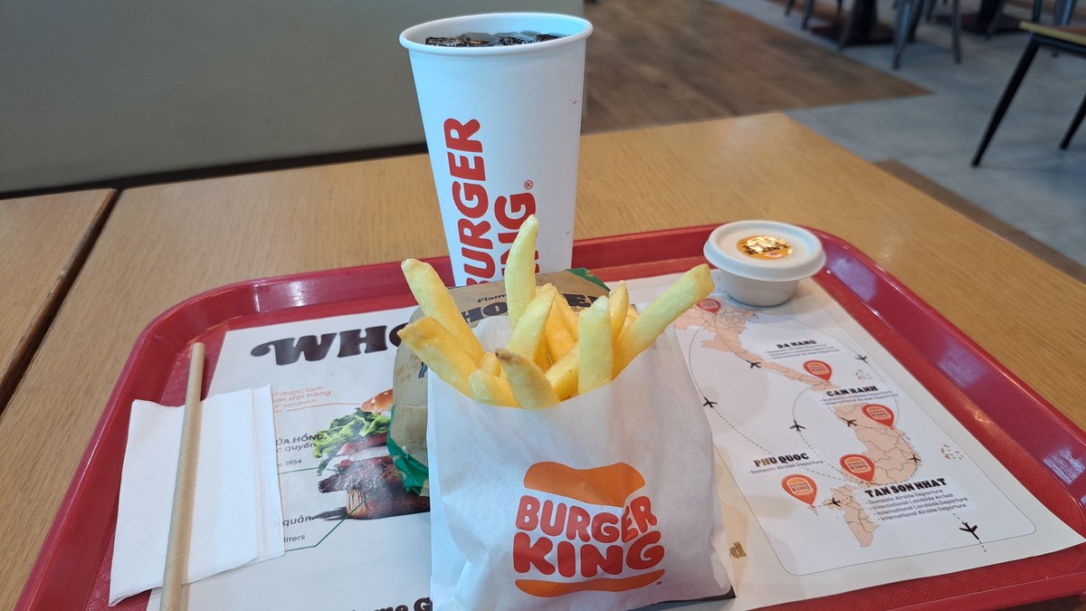 「Burger King」のワッパーセット